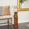 image:imageDeco 79 Polystone Horse Pedestal Table 8 x 9 x 25 BrownBronze