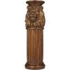 image:imageDeco 79 Polystone Horse Pedestal Table 8 x 9 x 25 BrownBronze
