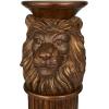 image:imageDeco 79 Polystone Horse Pedestal Table 8 x 9 x 25 BrownBronze