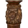 image:imageDeco 79 Polystone Horse Pedestal Table 8 x 9 x 25 BrownBronze