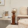 image:imageDeco 79 Polystone Horse Pedestal Table 8 x 9 x 25 BrownBrown