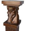 image:imageDeco 79 Polystone Horse Pedestal Table 8 x 9 x 25 BrownBrown