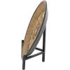 image:imageDeco 79 Polystone Scroll Embossed Detail Charger with Stand 16 x 16 x 1 GoldGold