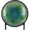 image:imageDeco 79 Polystone Scroll Embossed Detail Charger with Stand 16 x 16 x 1 GoldGreen