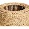 image:imageDeco 79 Seagrass Handmade Decorative Vase Slim Woven Tall Floor Centerpiece Vase Vase for Home Decoration 9 x 9 x 40 Brown