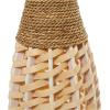 image:imageDeco 79 Seagrass Handmade Decorative Vase Tall Woven Floor Centerpiece Vase for Home Decoration 7 x 7 x 40 Brown7 x 7 x 40