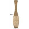image:imageDeco 79 Seagrass Handmade Decorative Vase Tall Woven Floor Centerpiece Vase for Home Decoration 7 x 7 x 40 Brown7 x 7 x 40