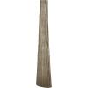 image:imageDeco 79 Stainless Steel Metal Decorative Vase Minimalistic Tall Floor Cone Centerpiece Vase Flower Vase for Home Decoration 9 x 9 x 36 SilverBrass