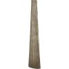 image:imageDeco 79 Stainless Steel Metal Decorative Vase Minimalistic Tall Floor Cone Centerpiece Vase Flower Vase for Home Decoration 9 x 9 x 36 SilverBrass
