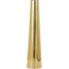 image:imageDeco 79 Stainless Steel Metal Decorative Vase Minimalistic Tall Floor Cone Centerpiece Vase Flower Vase for Home Decoration 9 x 9 x 36 SilverGold