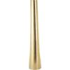 image:imageDeco 79 Stainless Steel Metal Decorative Vase Minimalistic Tall Floor Cone Centerpiece Vase Flower Vase for Home Decoration 9 x 9 x 36 SilverGold