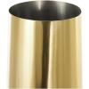 image:imageDeco 79 Stainless Steel Metal Decorative Vase Minimalistic Tall Floor Cone Centerpiece Vase Flower Vase for Home Decoration 9 x 9 x 36 SilverGold