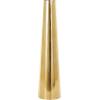 image:imageDeco 79 Stainless Steel Metal Decorative Vase Minimalistic Tall Floor Cone Centerpiece Vase Flower Vase for Home Decoration 9 x 9 x 36 SilverGold