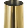 image:imageDeco 79 Stainless Steel Metal Decorative Vase Minimalistic Tall Floor Cone Centerpiece Vase Flower Vase for Home Decoration 9 x 9 x 36 SilverGold