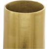 image:imageDeco 79 Stainless Steel Metal Decorative Vase Minimalistic Tall Floor Cone Centerpiece Vase Flower Vase for Home Decoration 9 x 9 x 36 SilverGold