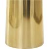image:imageDeco 79 Stainless Steel Metal Decorative Vase Minimalistic Tall Floor Cone Centerpiece Vase Flower Vase for Home Decoration 9 x 9 x 36 SilverGold