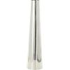 image:imageDeco 79 Stainless Steel Metal Decorative Vase Minimalistic Tall Floor Cone Centerpiece Vase Flower Vase for Home Decoration 9 x 9 x 36 SilverSilver