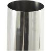 image:imageDeco 79 Stainless Steel Metal Decorative Vase Minimalistic Tall Floor Cone Centerpiece Vase Flower Vase for Home Decoration 9 x 9 x 36 SilverSilver