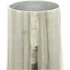 image:imageDeco 79 Stainless Steel Metal Decorative Vase Minimalistic Tall Floor Cone Centerpiece Vase Flower Vase for Home Decoration 9 x 9 x 36 SilverSilver