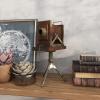 image:imageDeco 79 Wood Film Decorative Sculpture Camera Home Decor Statue Accent Figurine 11 x 8 x 17 Brown