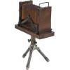 image:imageDeco 79 Wood Film Decorative Sculpture Camera Home Decor Statue Accent Figurine 11 x 8 x 17 Brown