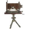 image:imageDeco 79 Wood Film Decorative Sculpture Camera Home Decor Statue Accent Figurine 11 x 8 x 17 Brown