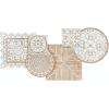 image:imageDeco 79 Wood Floral Home Wall Decor Intricately Carved Wall Sculpture Wall Art 36 x 2 x 17 White