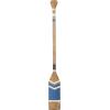 image:imageDeco 79 Wooden Paddle Home Wall Decor Novelty Canoe Oar Wall Sculpture with Arrow and Stripe Patterns Wall Art 6 x 1 x 41 Multi ColoredBlue