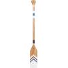 image:imageDeco 79 Wooden Paddle Home Wall Decor Novelty Canoe Oar Wall Sculpture with Arrow and Stripe Patterns Wall Art 6 x 1 x 41 Multi ColoredWhite