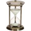 image:imageDeco 79 Glam Metal Cylinder Timer 7 x 7 x 12 SilverBrass