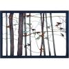 image:imageDeco 79 Metal Bird Home Wall Decor Wall Sculpture with Real Wood Detailing set of 2 Wall Art 16 x 2 x 36 BlackMulti Colored