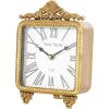 image:imageDeco 79 Metal Scroll Antique Style Clock 6 x 2 x 9 Gold6 x 3 x 8