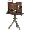image:imageDeco 79 Wood Film Decorative Sculpture Camera Home Decor Statue Accent Figurine 11 x 8 x 17 Brown