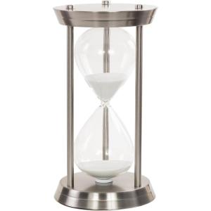 image:imageDeco 79 Glam Metal Cylinder Timer 7 x 7 x 12 SilverSilver