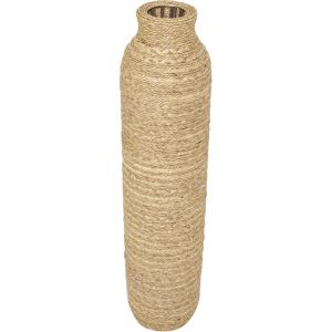 image:imageDeco 79 Seagrass Handmade Decorative Vase Slim Woven Tall Floor Centerpiece Vase Vase for Home Decoration 9 x 9 x 40 Brown
