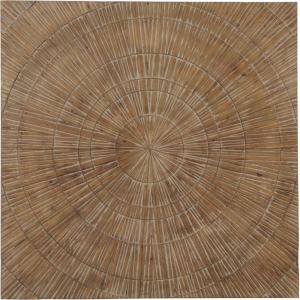 image:imageDeco 79 Wood Starburst Handmade Home Wall Decor Radial Wall Sculpture Wall Art 47 x 2 x 47 BrownBrown