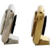 image:imageDeco 79 Aluminum Metal Clock Set of 2 6W 6H Multi Colored