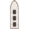 image:imageDeco 79 Wooden Wall Photo Frame Slim Arched Window Inspired 3 Slot  14 x 1 x 47 Light Brown