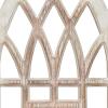 image:imageDeco 79 Wooden Wall Photo Frame Slim Arched Window Inspired 3 Slot  14 x 1 x 47 Light Brown