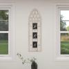 image:imageDeco 79 Wooden Wall Photo Frame Slim Arched Window Inspired 3 Slot  14 x 1 x 47 Light Brown