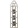 image:imageDeco 79 Wooden Wall Photo Frame Slim Arched Window Inspired 3 Slot  14 x 1 x 47 Light Brown