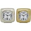 image:imageDeco 79 Aluminum Metal Clock Set of 2 6W 6H Multi Colored