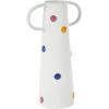 image:imageDeco 79 Ceramic Butterfly Decorative Vase Wide Centerpiece Vase with Multicolor Accents Flower Vase for Home Decoration 9 x 10 x 16 WhiteWhite