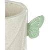 image:imageDeco 79 Ceramic Butterfly Decorative Vase Wide Centerpiece Vase with Multicolor Accents Flower Vase for Home Decoration 9 x 10 x 16 WhiteWhite