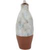 image:imageDeco 79 Ceramic Handmade Decorative Vase Centerpiece Vase with Terracotta Accents Flower Vase for Home Decoration 5 x 7 x 14 WhiteWhite