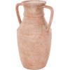 image:imageDeco 79 Ceramic Terracotta Jug Vase with Handles 9 x 9 x 16 PinkPink