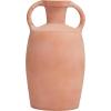 image:imageDeco 79 Ceramic Terracotta Jug Vase with Handles 9 x 9 x 16 PinkPink