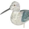image:imageDeco 79 Polystone Bird Decorative Sculpture Home Decor Statues Set of 3 Accent Figurines 15 15 14H WhiteBlue