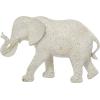 image:imageDeco 79 Polystone Elephant Decorative Sculpture Home Decor Statue Accent Figurine 5 x 14 x 9 White5 x 14 x 9
