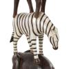 image:imageDeco 79 Polystone Farm Animals Decorative Sculpture Stacked Home Decor Statue Accent Figurine 11 x 3 x 14 BrownBlack